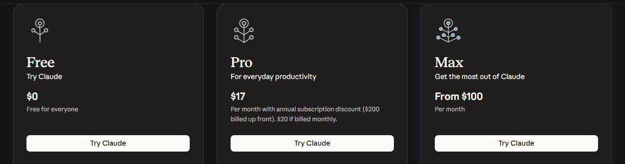 Claude Pro 요금제 안내